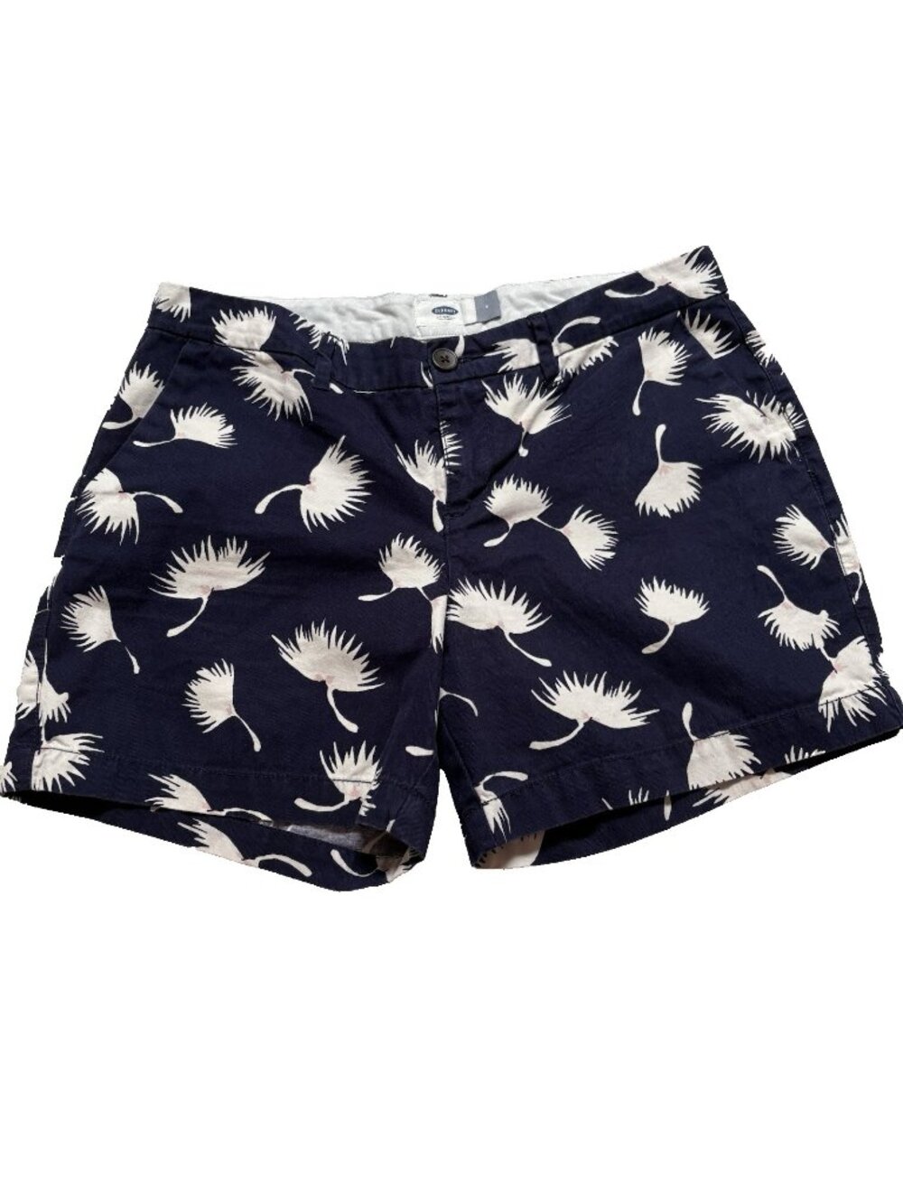 Old Navy Shorts Women’s Size 4, Navy Blue with floral print, Chinos